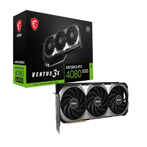 MSI GeForce RTX 4080 SUPER VENTUS 3X OC 16GB GDDR6X Graphics Card