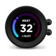 NZXT Elite 360 RGB 360mm AIO liquid cooler With RGB Controller and RGB Fans (Black) 