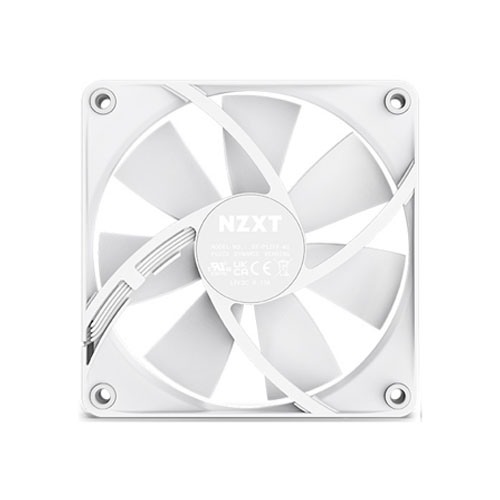 NZXT F120P 120mm Static Pressure Casing Fan (White)
