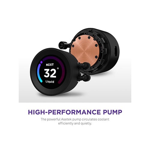 NZXT Kraken Elite RGB 240mm - RL-KR24E-B1 – RGB AIO CPU Liquid Cooler