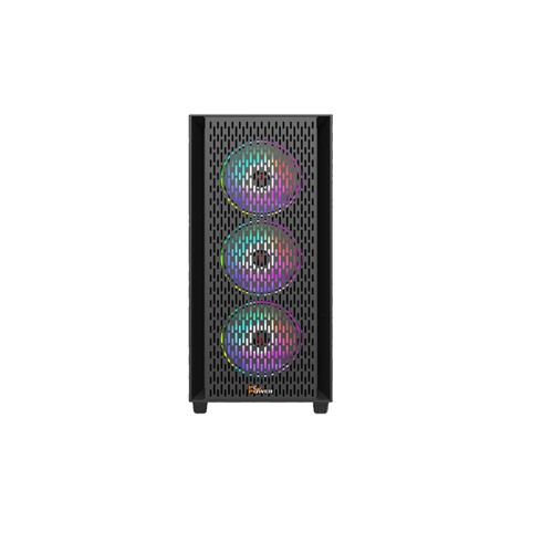 PC Power  Flow Dark Lite Mesh Desktop Gaming Casing ( PP-GS2401-BK )