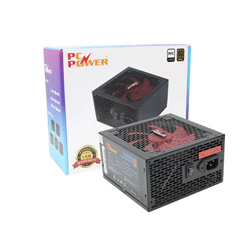 PC Power PP-550W 550W 80+ Bronze Power Supply Black