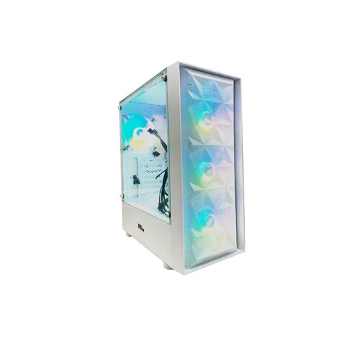 PC Power WH Wind Fury Mesh PP-GS2402 White Desktop Gaming Casing PC Power WH Wind Fury Mesh PP-GS2402 White Desktop Gaming Casing