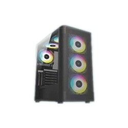 PC Power PP-GS2410 BK DX Mesh ATX Desktop Gaming Casing