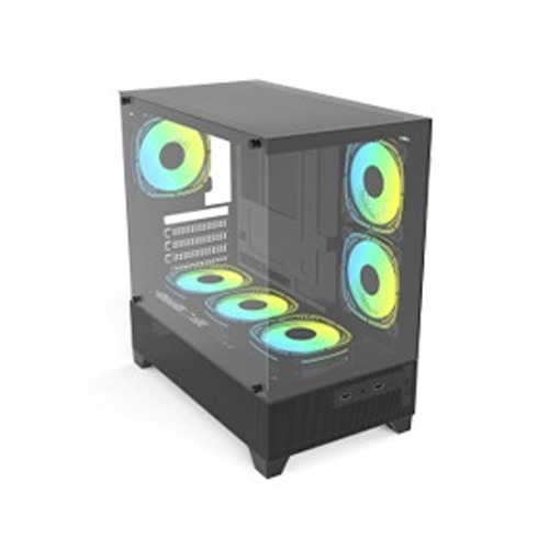 PC Power Sea View V2 PG-H35 BK ATX Desktop Gaming Case