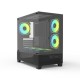 PC Power Sea View V2 PG-H35 BK ATX Desktop Gaming Case