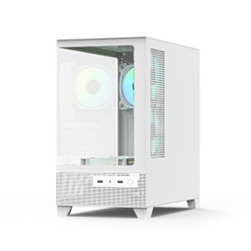 PC Power Sea View V2 PG-H35 WH ATX Desktop Gaming Case