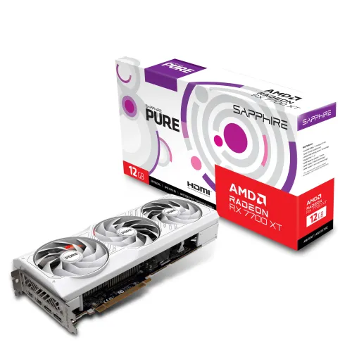 Sapphire PURE AMD Radeon RX 7700 XT 12GB GDDR6 Gaming OC Graphics Card