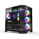 Revenger Air Box 7 ARGB Infinity Fans with Remote Controller Full Tower Black Desktop Gaming Case