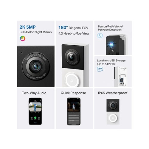 Tapo D130 Smart Wired Video Doorbell Tapo D130 Smart Wired Video Doorbell