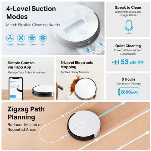 Tapo RV10 Robot Vacuum & Mop