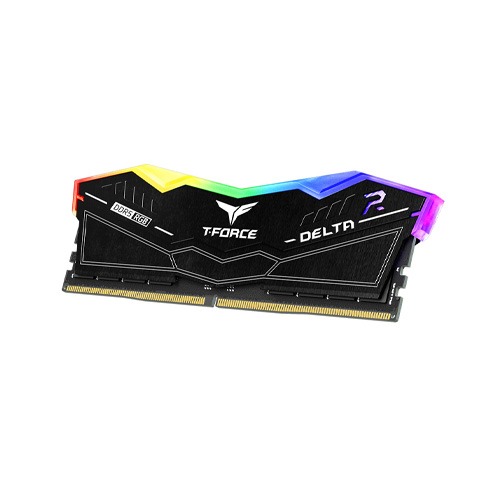 TEAM T-FORCE DELTA RGB 32GB (16GBx2) 7000MHz DDR5 Gaming RAM black