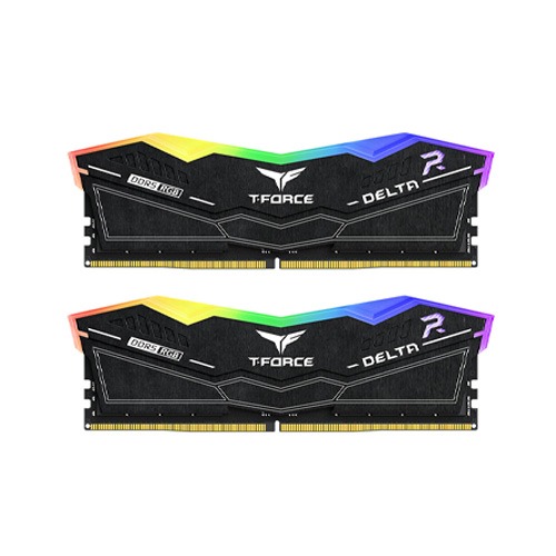 TEAM T-FORCE DELTA RGB 32GB (16GBx2) 7000MHz DDR5 Gaming RAM black