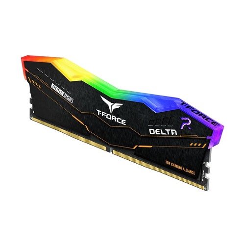 Team T-Force Delta TUF RGB 16GB DDR5 6400MHz Black Heatsink Gaming Desktop RAM