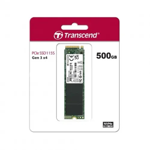 Transcend 115S 500GB M.2 PCIe Gen3 x4 NVMe SSD
