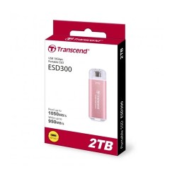 Transcend 2TB ESD300P Type C Portable SSD PINK