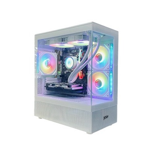 Virtu H50W White Gold Gaming Casing Virtu H50W White Gold Gaming Casing