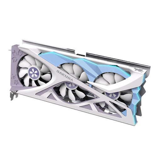 Yeston Sakura GeForce RTX 4070 12GB GDDR6X Graphics Card