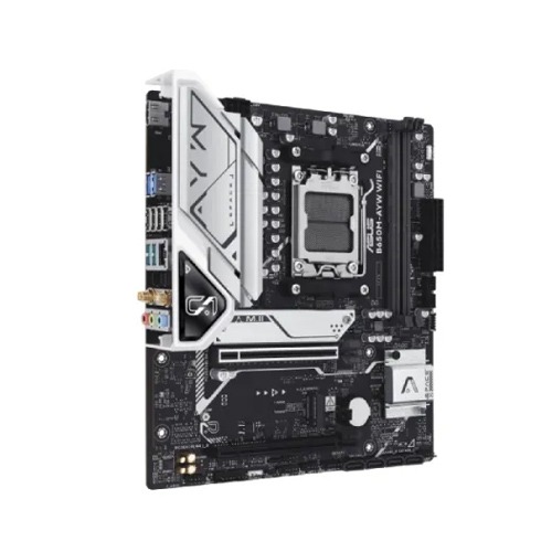 ASUS B650M-AYW WIFI AMD AM5 DDR5 Micro-ATX Motherboard ASUS B650M-AYW WIFI AMD AM5 DDR5 Micro-ATX Motherboard