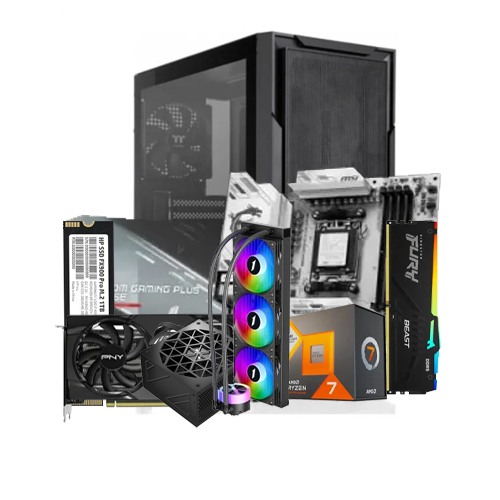 PC Build with AMD Ryzen 7 7800X3D Gaming Processor