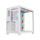 PC POWER ICEBERG V2 GAMING CASE WITH 650W PSU AND 10 ARGB FAN (White)