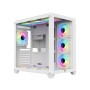 PC POWER ICEBERG V2 GAMING CASE WITH 650W PSU AND 10 ARGB FAN (White)