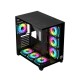 PC POWER ICEBERG V3 GAMING CASE  WITH 10 ARGB (BLACK)