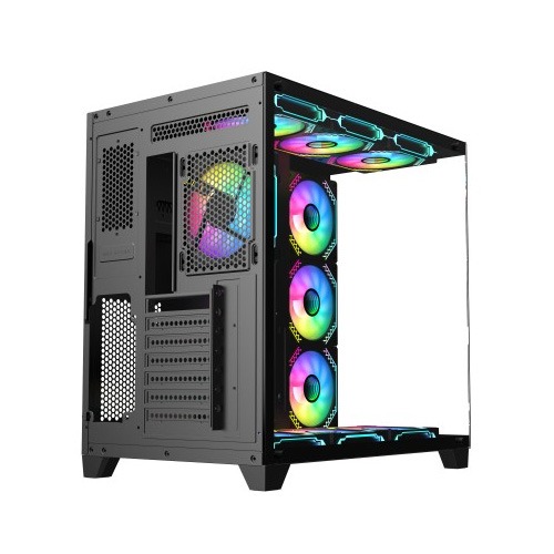 PC POWER ICEBERG V3 GAMING CASE  WITH 10 ARGB (BLACK)