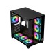PC POWER ICEBERG V3 GAMING CASE  WITH 7 INFINITY ARGB FAN  (BLACK)