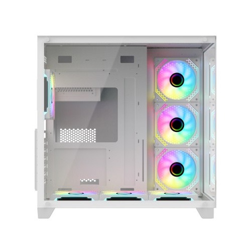 PC POWER ICEBERG V3 GAMING CASE  WITH 7 ARGB (WHITE) PC POWER ICEBERG V3 GAMING CASE  WITH 7 ARGB (WHITE)