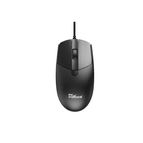 Pc Power PCM-378-4D Wired Black Mouse