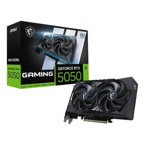 MSI GeForce RTX 5050 8G Gaming OC 8GB GDDR6 Graphics Card
