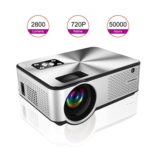 Cheerlux C9 2800 Lumens Projector with Built-in TV Card