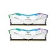 TEAM T-FORCE DELTA RGB White 32GB (16GBx2) 7200MHz DDR5 Gaming RAM
