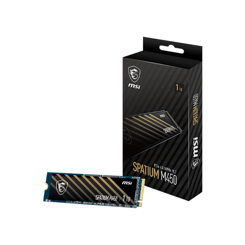 MSI SPATIUM M450 1TB PCIe 4.0 NVMe M.2 SSD