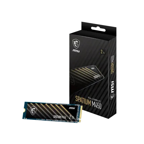 MSI SPATIUM M450 2TB PCIe 4.0 NVMe M.2 SSD