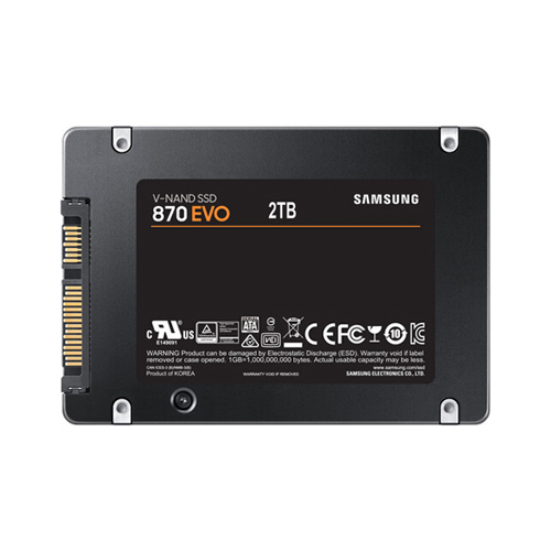 Samsung 870 EVO 2TB 2.5 Inch SATA III SSD