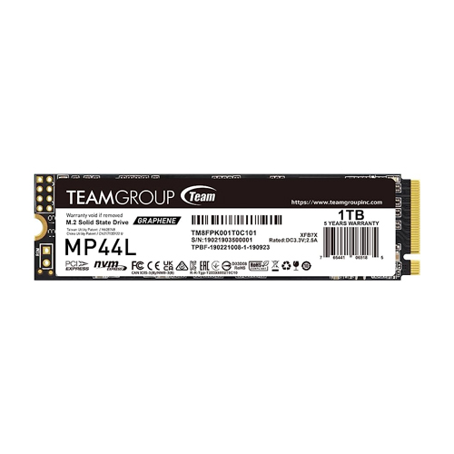 Team MP44L 1TB M.2 PCIe Gen4 NVMe SSD