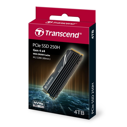 Transcend 4TB 250H M.2 2280 NVMe PCIe Gen4x4 SSD