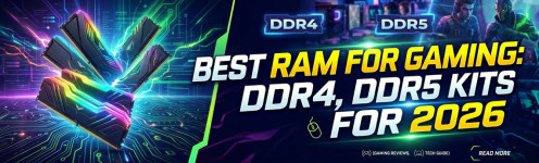 Best RAM for Gaming: DDR4, DDR5 Kits for 2026
